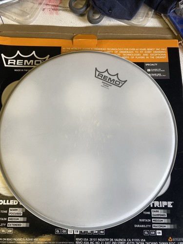 Remo emperor coated drum - 12",