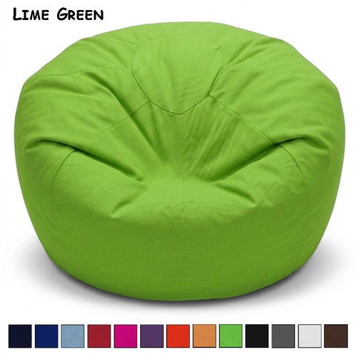 Cotton bean bag chair - bag,