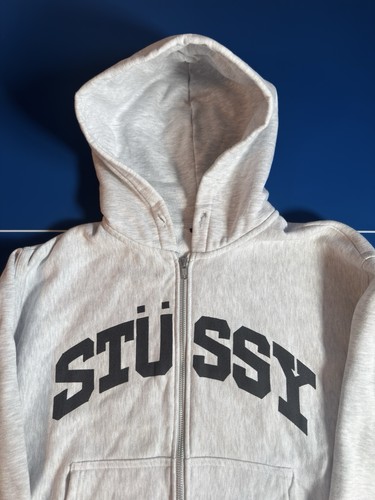 Stussy hoodie small zip - stussy,