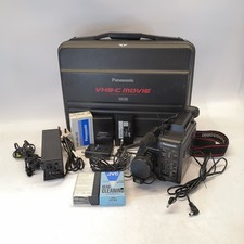 PANASONIC NV-MC5B VHS C Movie Video Recorder + Case, Charger & Accessories 