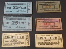 6 tiny tickets - Elizabeth