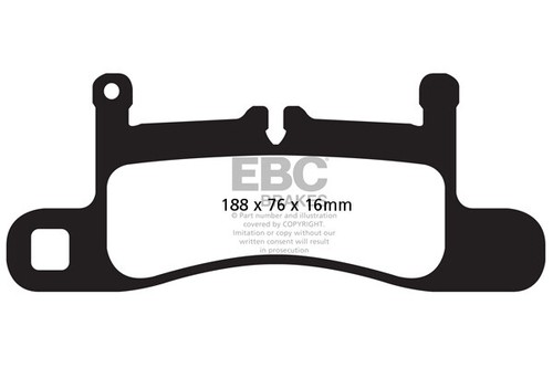 Ebc greenstuff rear - brake, pad