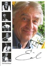 Autograph Emil Steinberger (Switzerland) cabaret artist and writer 25-1 XYZ