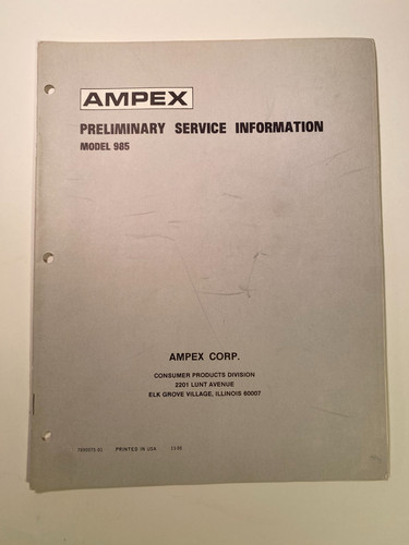 Ampex tape recorder - ampex,