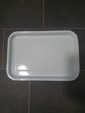 Enamel Serving Tray White with