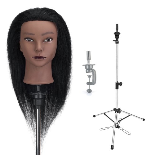 100 real hair training head - 100%,
