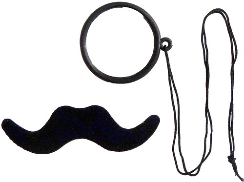 Monocle cord moustache old - monocle,