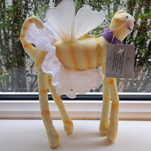Gisela graham fabric cat fairy - cat,
