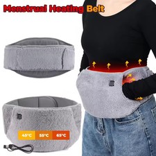 Electric Waist Belt 2 In 1 USB Heating Waist Hand Warmer Heated Back Warmer Gray