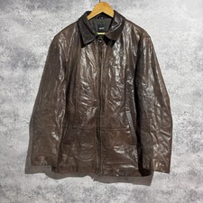 Hugo Boss Mens Brown Genuine