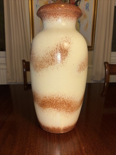 West german lava floor vase - ,