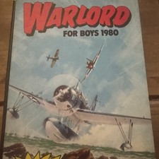 Warlord Book for Boys Vintage 1980 Annual VGC Comic Style Book