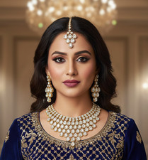 Gold Crystal Stone Necklace