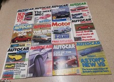  AUTOCAR MAGAZINES BUNDLE OF 12 ALL DIFFERENT L4 Nice Selection Of CAR Features 