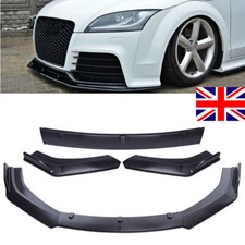UK For Seat Leon MK.3.5 Ibiza Cupra Front Bumper Spoiler Lip Splitter Kit Glossy