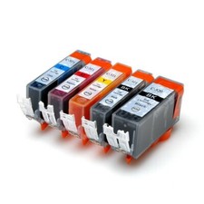 PGI-520 CLI-521 5 Ink Cartridges For Canon MX860 MP560 MP630 MP620 MP980 MP640