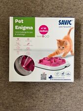Savic Pet Enigma Dog Cat Slow Feeder Food Bowl Maze Game Treat Pink