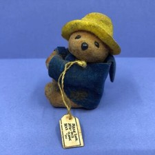 Vintage Paddington Bear Mini Eden 2" Grippy Hugger Clip On Toy Figure 1970s