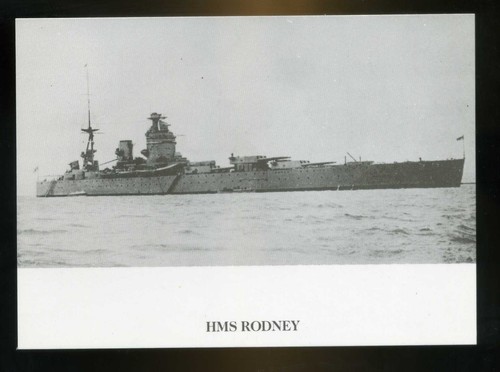 1989 hms rodney postcards - 1989,