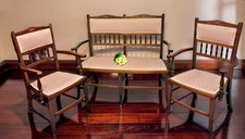 Antique Edwardian Salon Suite