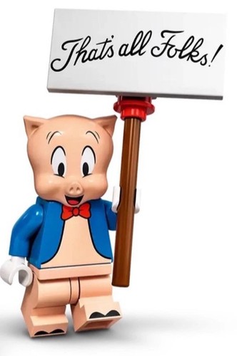 Lego looney tunes porky - lego,