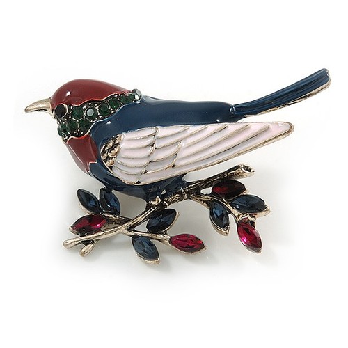 Red blue white enamel - blue/,