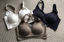 Mail Order Pack Of 3 Padded Wide Adjustable Straps Bras Size XXL NEW