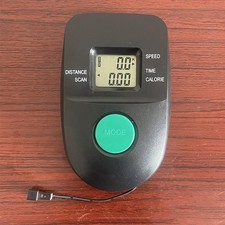 Walking Machine Fitness Exercise Bike Monitor with LCD Distance Speed Tracking