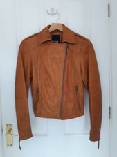 Women leather jacket - women's,