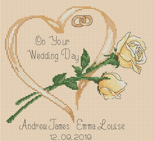 Cross stitch chart your - on,
