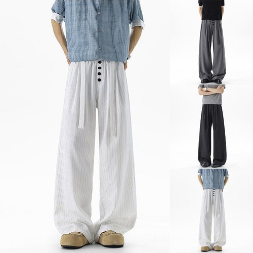 Men striped vintage trousers - men,