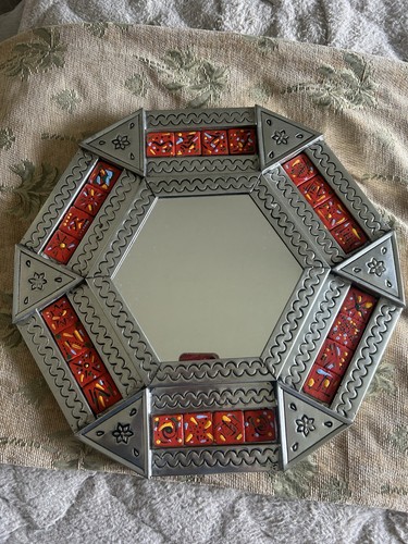 Vintage mexican punched tin - vintage,