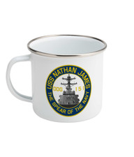 USS Nathan James DDG-151 Enamel Mug Inspired by The Last Ship