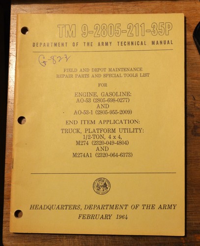 Vtg 1964 jeep m274 - 1964, mechanical