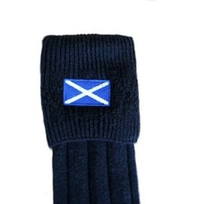 Scottish Saltire Black Kilt Hose/Socks size 11-13UK now only £12.99