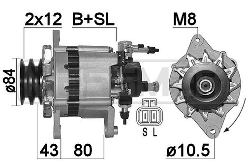 Alternator for