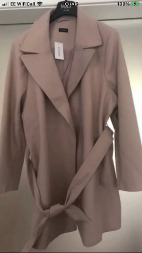 Blush pink duster coat - blush,