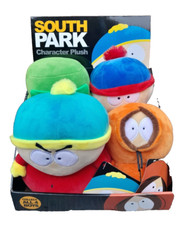 OFFICIAL SOUTH PARK CARTMAN KENNY KYLE STAN 6" SOFT PLUSH TOYS (SET OF 4) NEW!