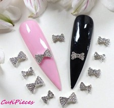 3D Nail Art Silver Rhinestone