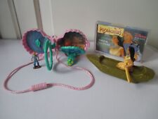 Cassette Tape Disney Pocahontas Polly Pocket Necklace 1 Figure in Boat McD's VGC