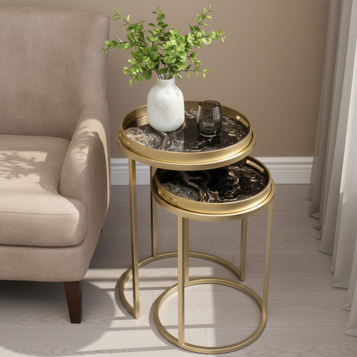 Piece nesting table set - 2-piece,
