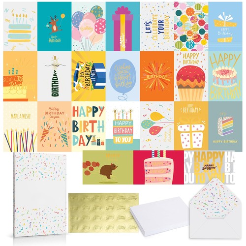 Unique birthday card - unique, set