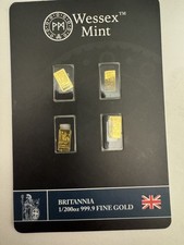 4 X 1/200oz Wessex Mint 999