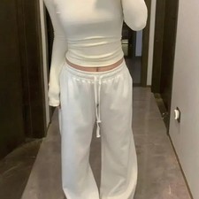 White Tracksuit Set New