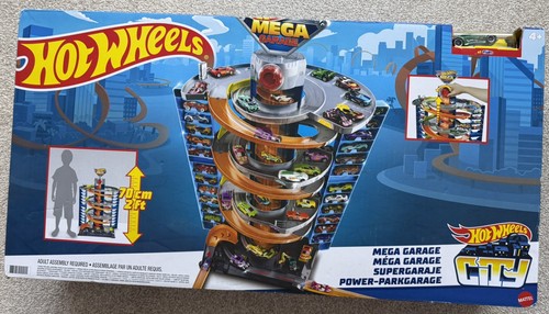 Hot wheels city mega - hot, garage