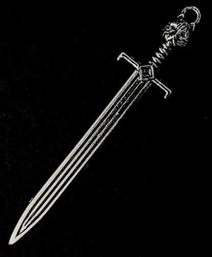 Miniature dollhouse sword - sword, 1:12