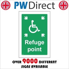 SIGN Disabled Refuge Point