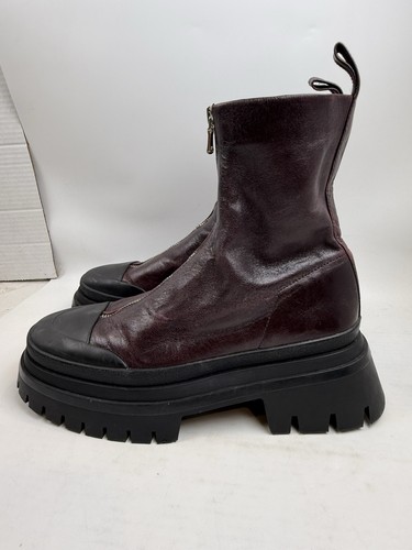 Zara burgundy red treaded - red,