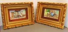 Old 1927 Art Tiles Framed Long