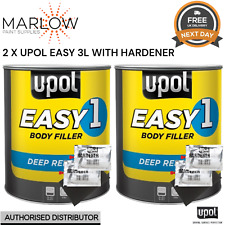 2 X UPOL EASY 1 BODY FILLER